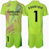 Real Madrid Thibaut Courtois #1 Torwart 3rd Trikot 2024-25 Kurzarm (+ kurze hosen)